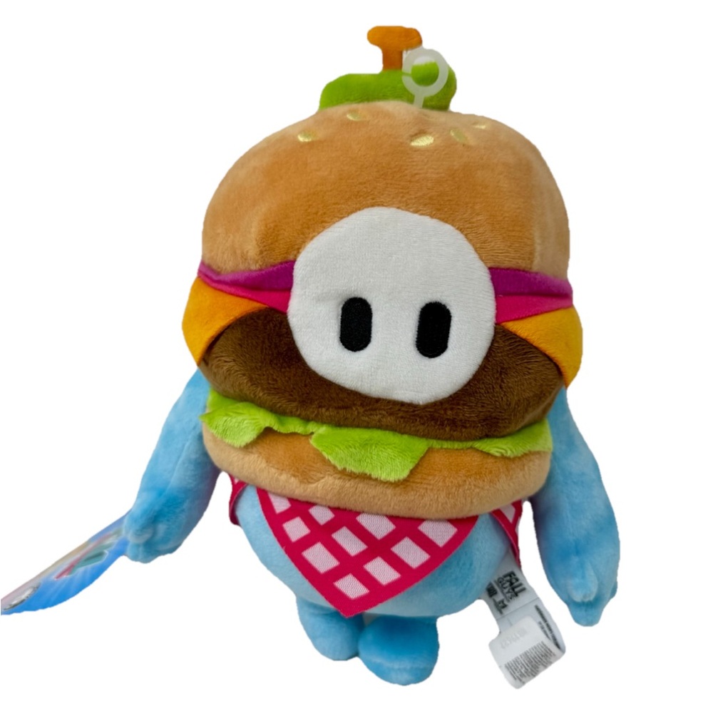 FALL GUYS Ultimate Knockout - Tasty Burger Plush Toy 8” NEW!